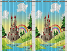 Load image into Gallery viewer, Digital Curtain 3d curtain (pair)