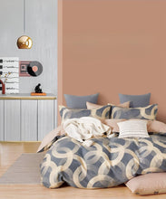 Load image into Gallery viewer, 4 pieces King size Comforter set "Summer"