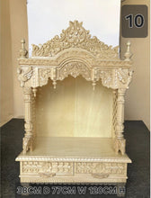 Load image into Gallery viewer, Handcrafted Wooden Temple | Pooja Mandir for Home
