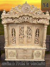 Load image into Gallery viewer, Handcrafted Wooden Temple | Pooja Mandir for Home
