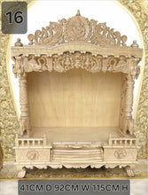 Load image into Gallery viewer, Handcrafted Wooden Temple | Pooja Mandir for Home
