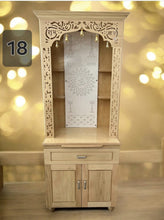Load image into Gallery viewer, Handcrafted Wooden Temple | Pooja Mandir for Home
