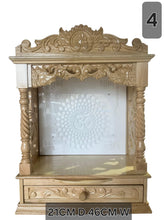 Load image into Gallery viewer, Handcrafted Wooden Temple | Pooja Mandir for Home
