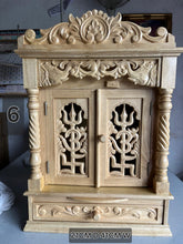 Load image into Gallery viewer, Handcrafted Wooden Temple | Pooja Mandir for Home
