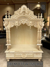 Load image into Gallery viewer, Handcrafted Wooden Temple | Pooja Mandir for Home
