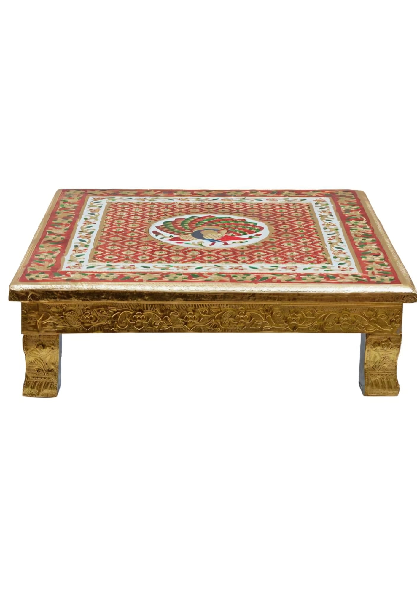 Decorative Wooden Pooja Bajot