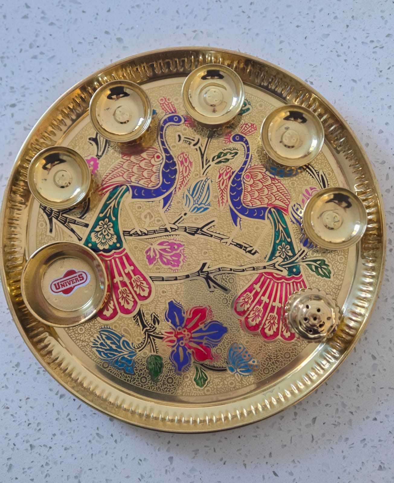 Traditional Brass Decorative Pooja Thali
