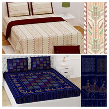 Load image into Gallery viewer, 5pcs Reversible Quilt cover set king size
