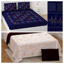 Load image into Gallery viewer, 5pcs Reversible Quilt cover set king size
