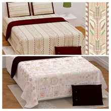 Load image into Gallery viewer, 5pcs Reversible Quilt cover set king size
